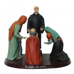 S. João de Deus com 3 pobres