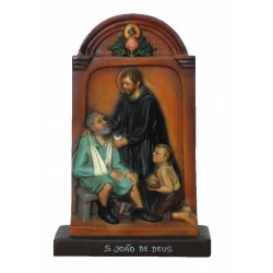 Placa S. João de Deus com...