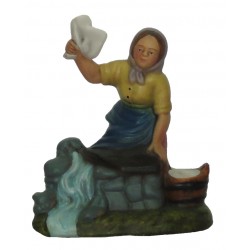 Pastora lavadeira com pano...