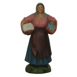 Pastora com dois cabazes um...