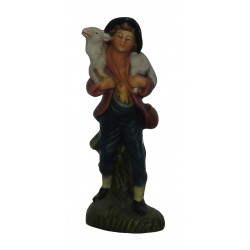 Pastor de chapéu e ovelha...