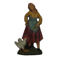 Pastora com galinhas