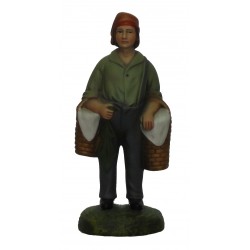 Pastor com dois cestos e...