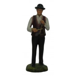 Homem a tocar ferrinhos