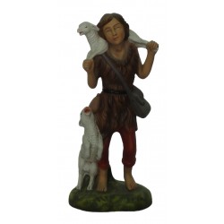 Pastore com duas ovelhas