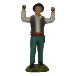 Dançarino braços no ar